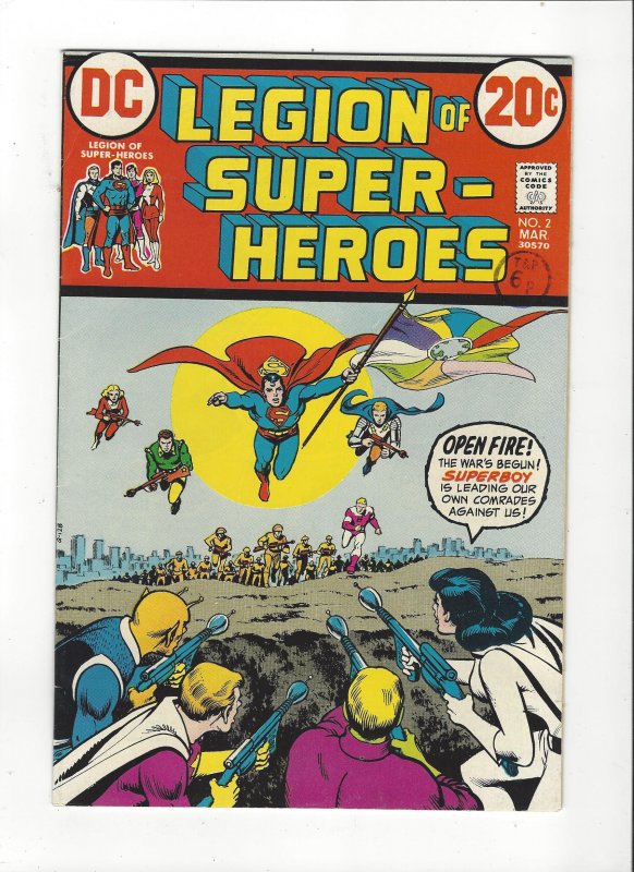 Legion Of Super-Heroes #2 (1973) Superboy Vs. The Legion High Grade