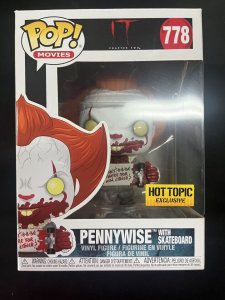 Funko Pop! It Pennywise with Skateboard #778