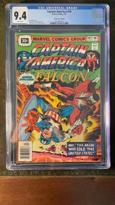 Marvel Comics 1976 Captain America and The Falcon 199 Variant CGC 9.4 NM