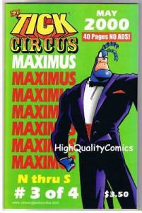 TICK CIRCUS MAXIMUS #3, NM+, Ben Edlund, TV series, 2000, more Tick in store