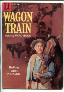 WAGON TRAIN #895 1958-DELL-1ST ISSUE-WARD BOND-FOUR COLOR-TV SERIES-vg