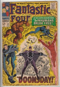 Fantastic Four #59 (Feb-67) FN Mid-Grade Fantastic Four, Mr. Fantastic (Reed ...