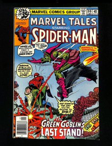 Marvel Tales #99 Amazing Spider-Man #122 Reprint Death of Green Goblin!