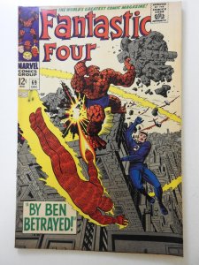 Fantastic Four #69 (1967) By Ben Betrayed! Beautiful Fine+ Condition!