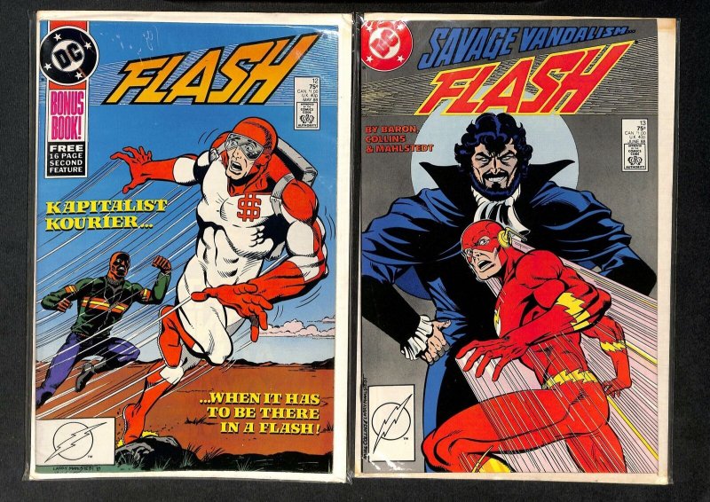 Lot of 20 Flash Comic Books (DC, 1987)