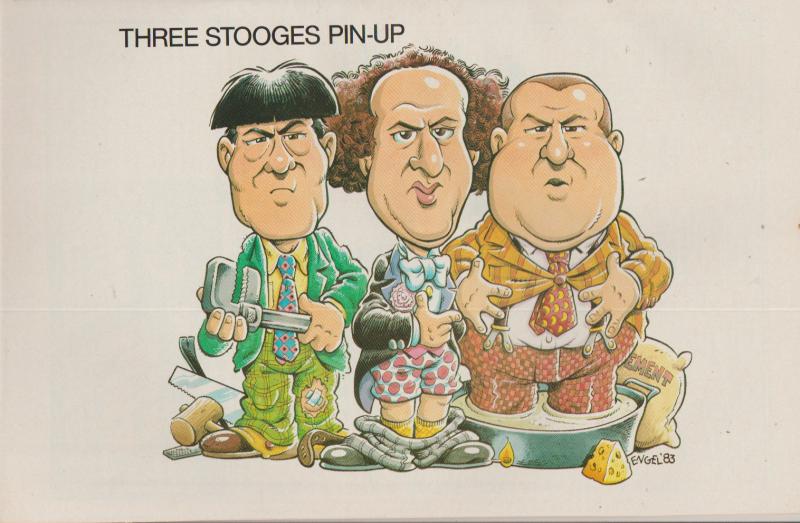 3-D - THE THREE STOOGES #2 - 3-D COMIC FROM ECLIPSE