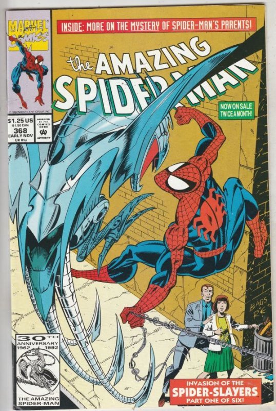 Amazing Spider-Man #368 (Nov-92) NM- High-Grade Spider-Man