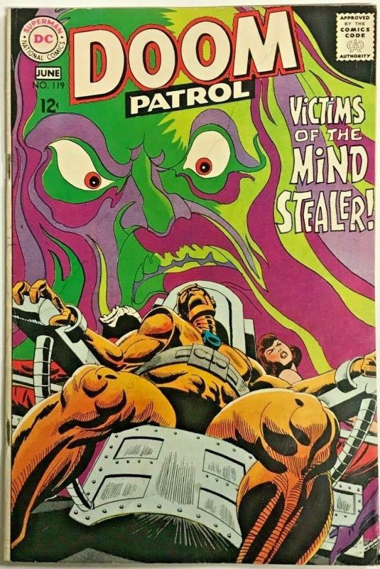 DOOM PATROL#119  VG 1968 DC SILVER AGE  COMICS