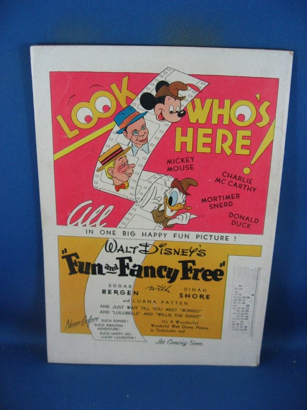WALT DISNEY COMICS STORIES 85  VG F BARKS  DELL 1947