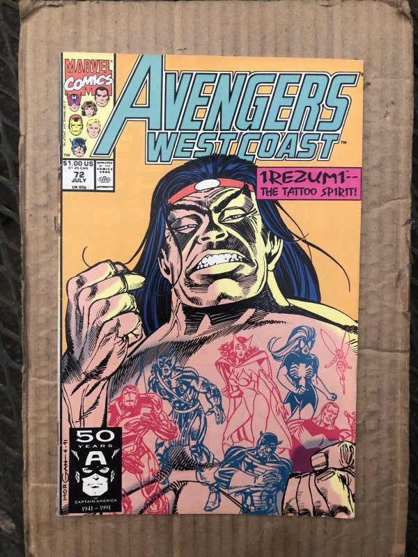 Avengers West Coast #72 (1991)