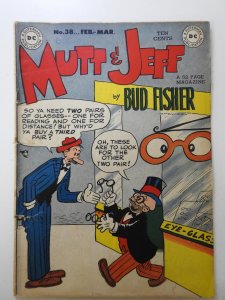 Mutt & Jeff #38 (1949) Good Condition
