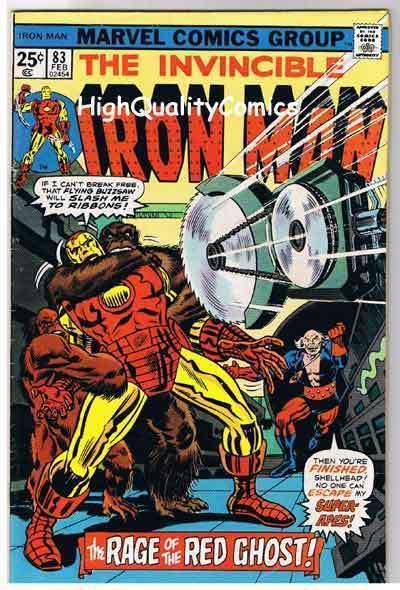 IRON MAN #83, VG+, Tony Stark, Super Apes, Red Ghost, 1968, more IM in store