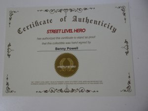 White Widow #5 Cover B (2020) Signed by Benny Powell W/COA NM Condition