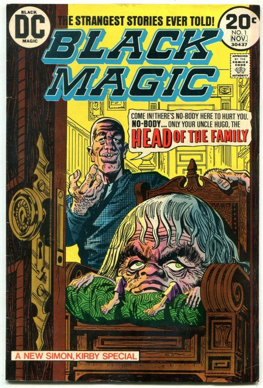 Black Magic #1 1973- DC Bronze Age- Head of the Family FN 