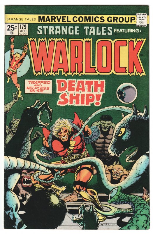 Strange Tales #179 (1975) Jim Starlin Warlock!