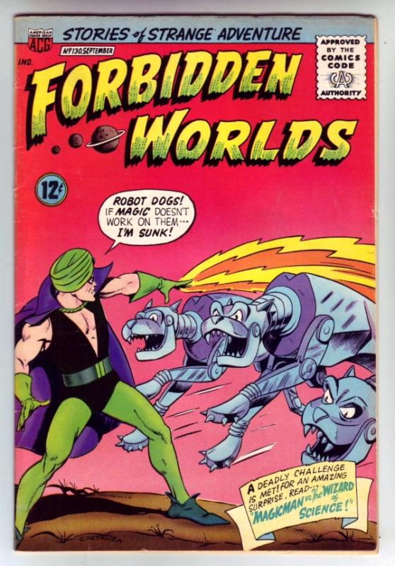 Forbidden Worlds #130 (Sep-65) VF High-Grade Magicman