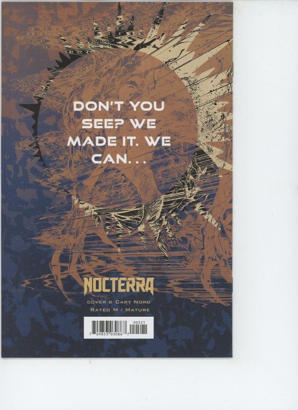 Nocterra #5 (2021) - 9.4 NM *Nord B Cover*