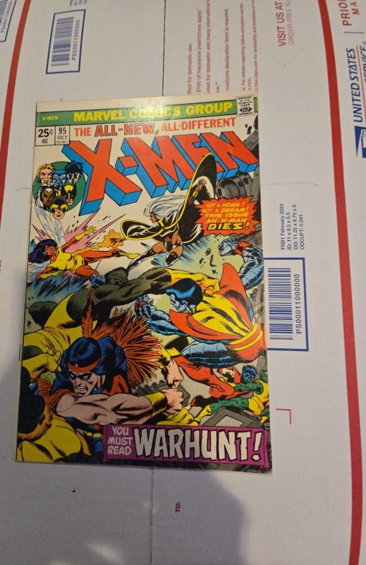 The X-Men #95 (1975) Death of Thunderbird