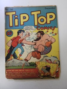 Tip Top Comics #56 (1940) Poor condition complete spine split