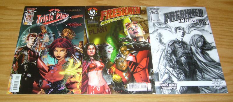 Seth Green's Freshmen #1-6 VF/NM complete series + (3) variants + (4) more