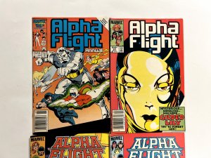 4 Alpha Flight Marvel Comics #1 15 16 20 Hulk Avengers Hulk Iron-Man Thor 90 JS3