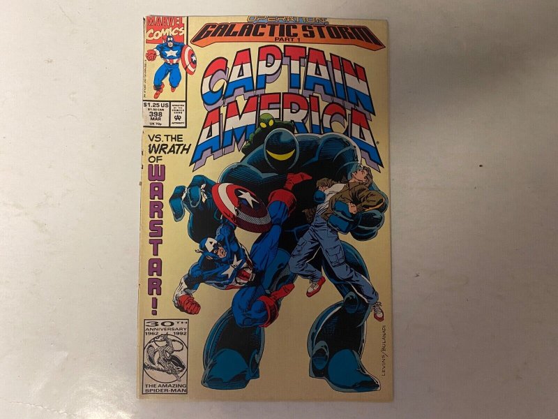 5 Captain America MARVEL comic books #274 296 314 321 398 9 KM28