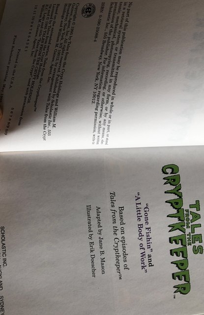 Tales from the crypt keeper book 1, 47p