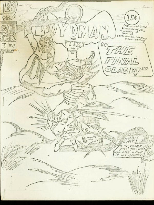 BOYDMAN AND FITZI #3-1967-BATMAN PARODY-FANZINE-RARE VG/FN 