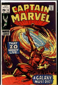 Captain Marvel #15 (1969) Captain Marvel