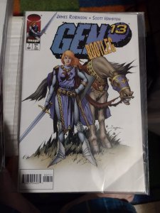 GEN 13 BOOTLEG # 7 1997 dc IMAGE thirteen JAMES ROBINSON  NEWSTAND VARIANT 