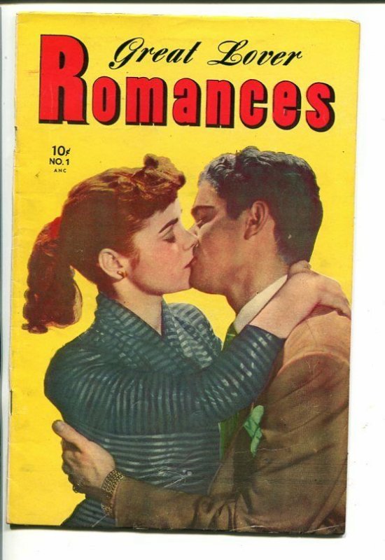 GREAT LOVER ROMANCES #1-1951-ALEX SCHOMBURG ART-SOUTHERN STATES PEDIGREE-vf- 