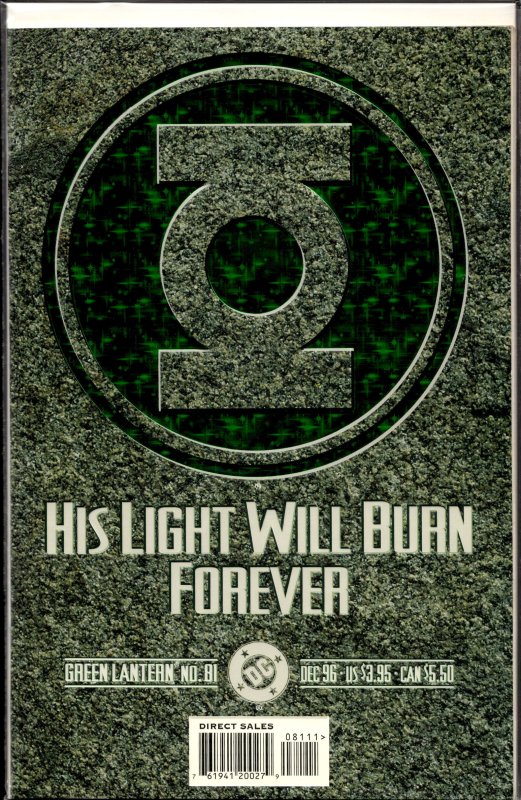 Green Lantern #81 (1996) Green Lantern