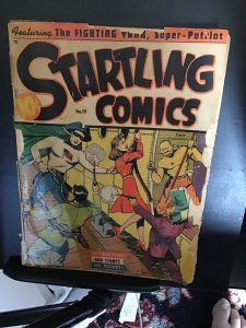 Startling Comics #17 (1942) fair golden Fighting Yank Cpt.  future! FR Rare