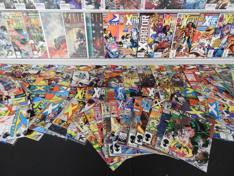Huge Lot 220+ Comics W/ Amazing Spider-man, Aliens, X-Factor+ Avg VF- Condition!
