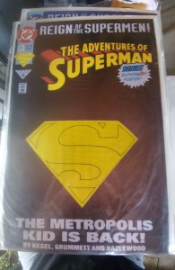 Adventures of Superman #501 Die-cut cover (1993)