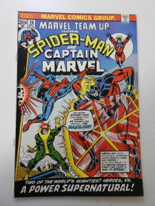 Marvel Team-Up #16 (1973) VG+ Condition moisture stain bc