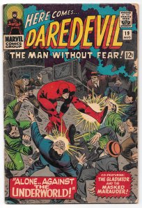 Daredevil #19 (08/1966) Marvel Comics Lee / Romita Sr Silver Age Low Grade