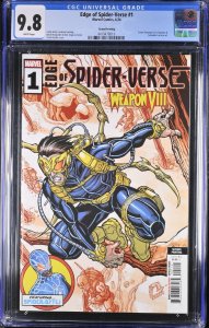 Edge of Spider-Verse #1 CGC 9.8 2nd Print 1st Appearance of Weapon VIII 2024 WP