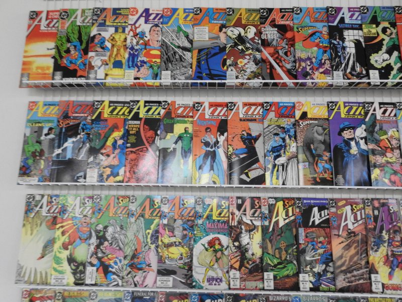 Huge Lot 180+ Comics Starring Superman!! Action Comics+ Avg VF- Condition!