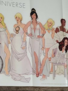 2008 Adam Hughes The Real Power Of The DC Universe Promo Poster 33 X 21 A8