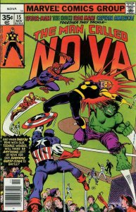 Nova (1st Series) #15 FN ; Marvel | Hulk Spider-Man