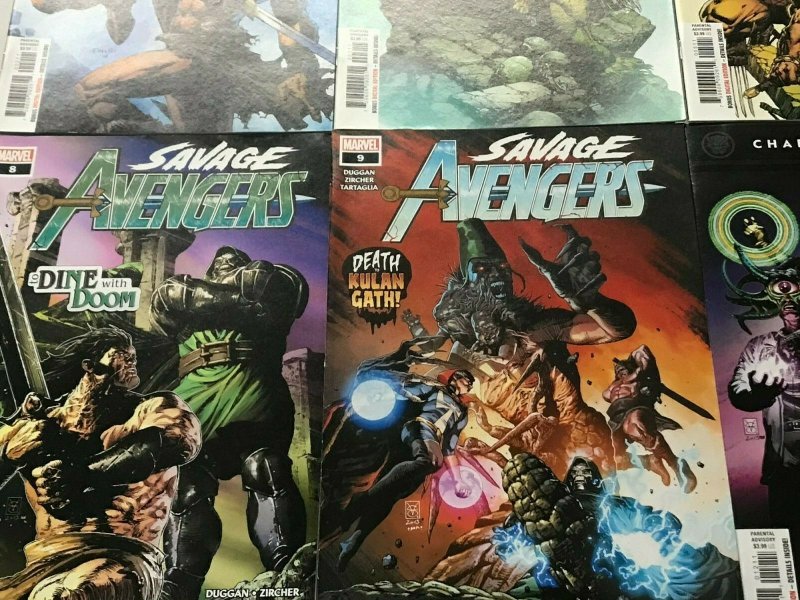 SAVAGE AVENGERS#2-14 VF/NM LOT (10 BOOKS) 2019 MARVEL COMICS 