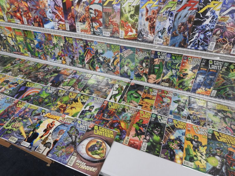 Huge Lot 150+ Comics W/ Flash and Green Lantern! Avg VF Condition!