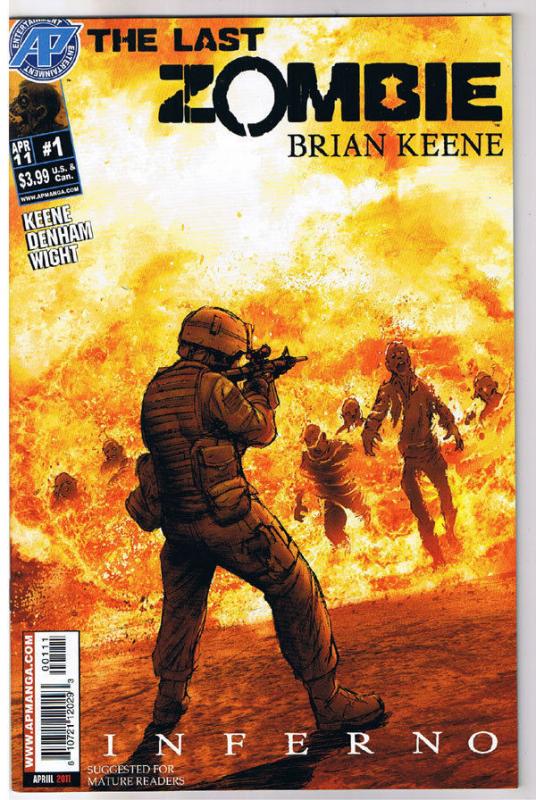 The LAST ZOMBIE INFERNO #1, NM, 2011, undead, more Horror in store