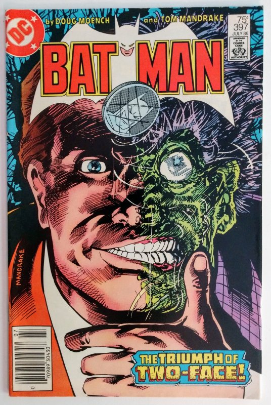 Batman #397 (VF, 1986) NEWSSTAND