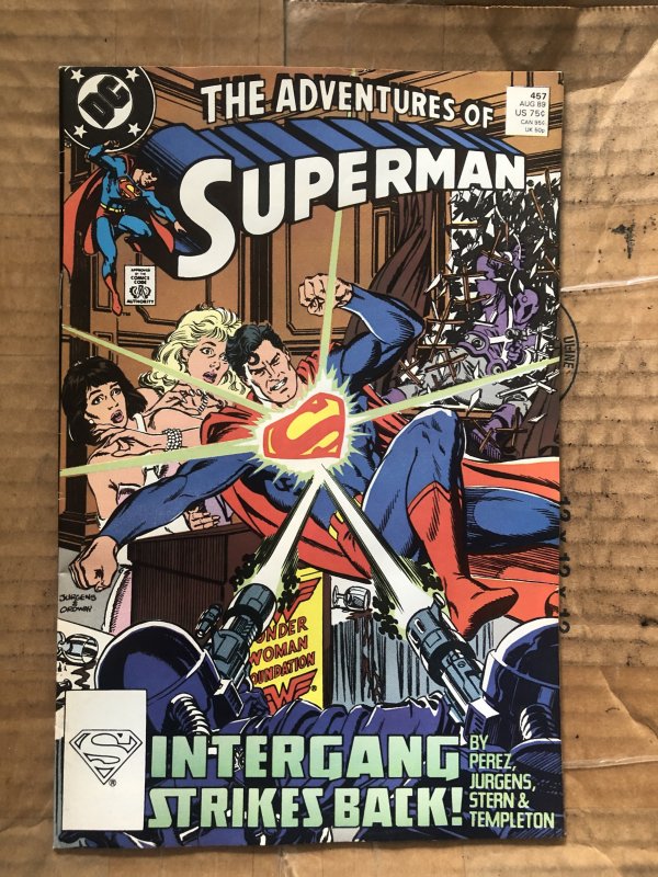 Adventures of Superman #457 Direct Edition (1989)