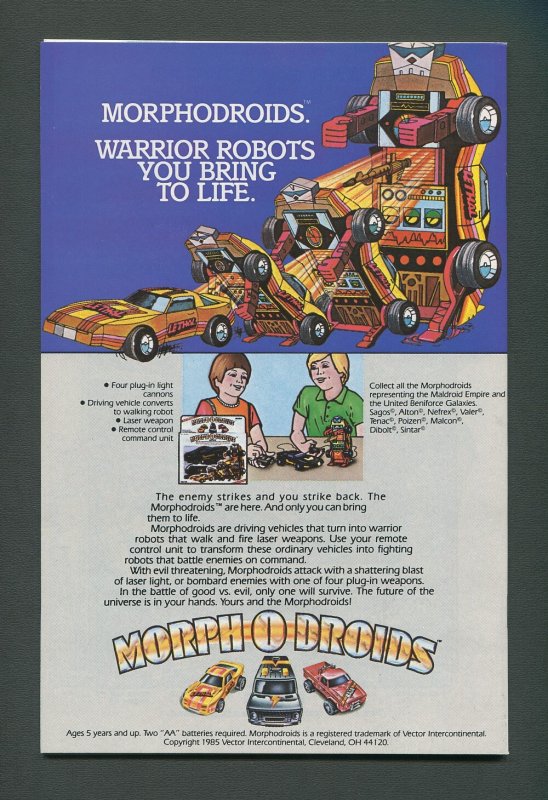 Transformers #11  / 9.2 NM-  /  Newsstand /  December 1985