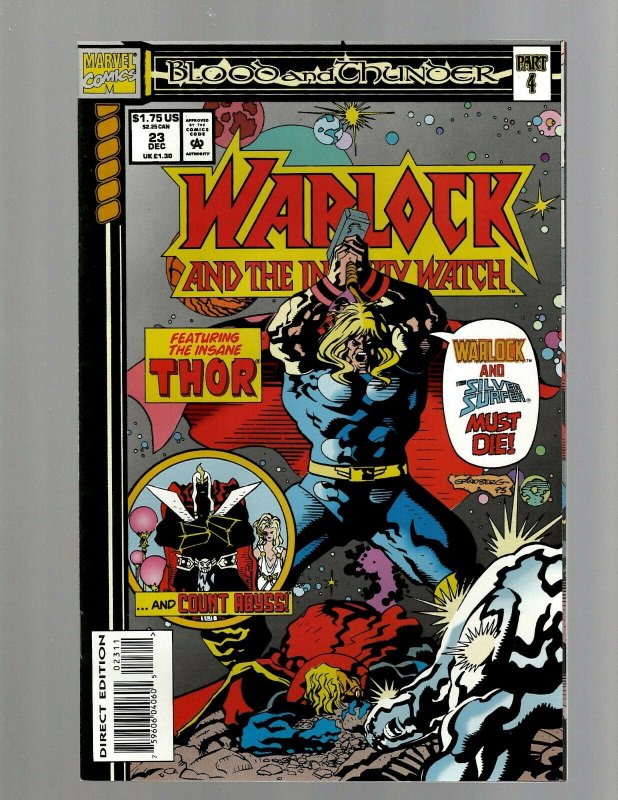 Lot of 12 Warlock Marvel Comic Books #13 14 15 16 17 18 19 20 21 22 23 24 GK48