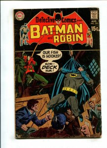 DETECTIVE COMICS #390 (4.0) IF THE COFFIN FITS WEAR IT!! 1969