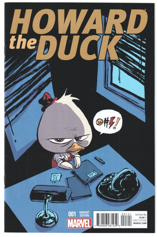 Howard the Duck #1 Young Cover (2015) Howard the Duck